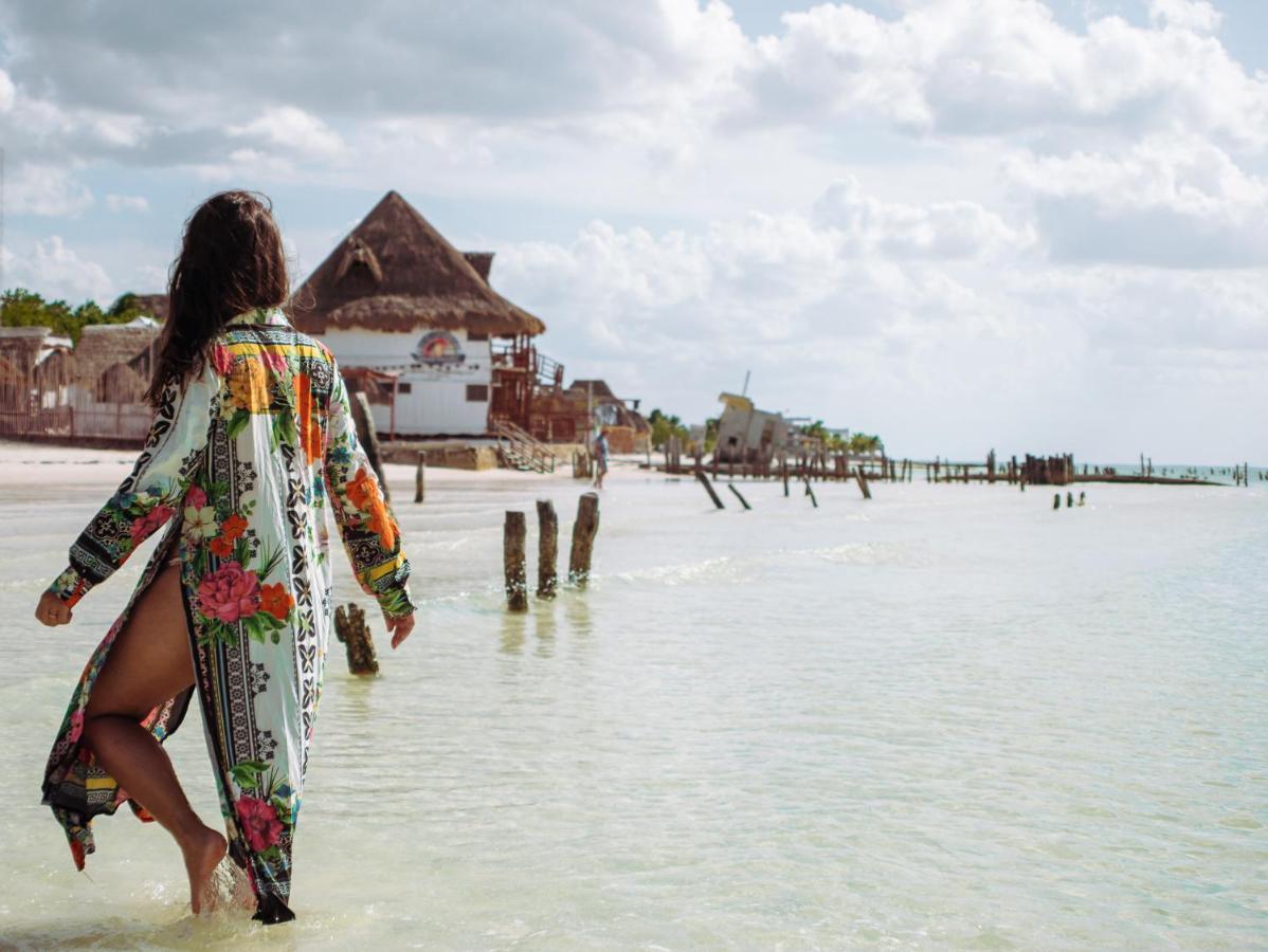 Golden Paradise Beach Isla Holbox Kültér fotó